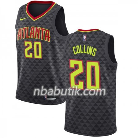 NBA Mænd Trøje Atlanta Hawks John Collins 20 Nike 2017-18 Sort Swingman
